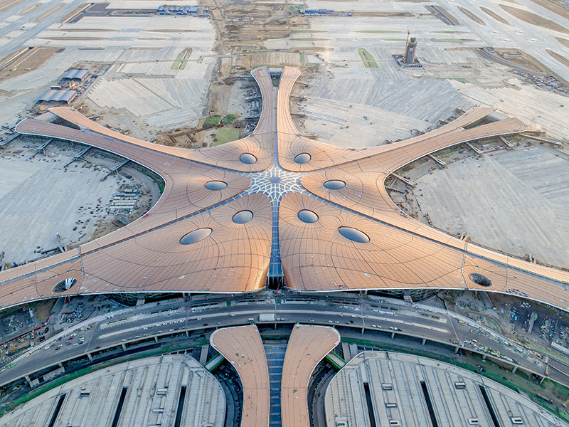 北京大興國際機場鳥圖